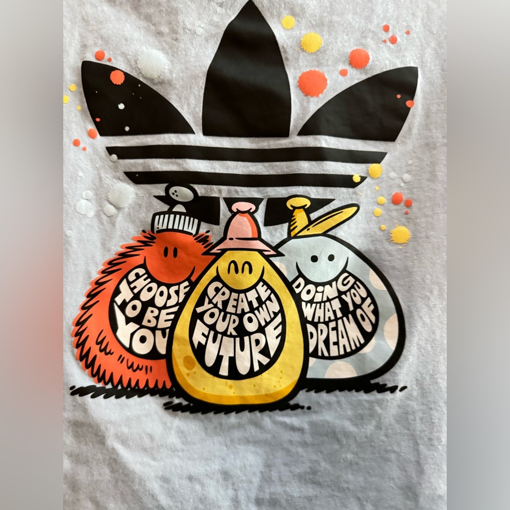 Kids Adidas light blue tshirt - Picture 4 of 6